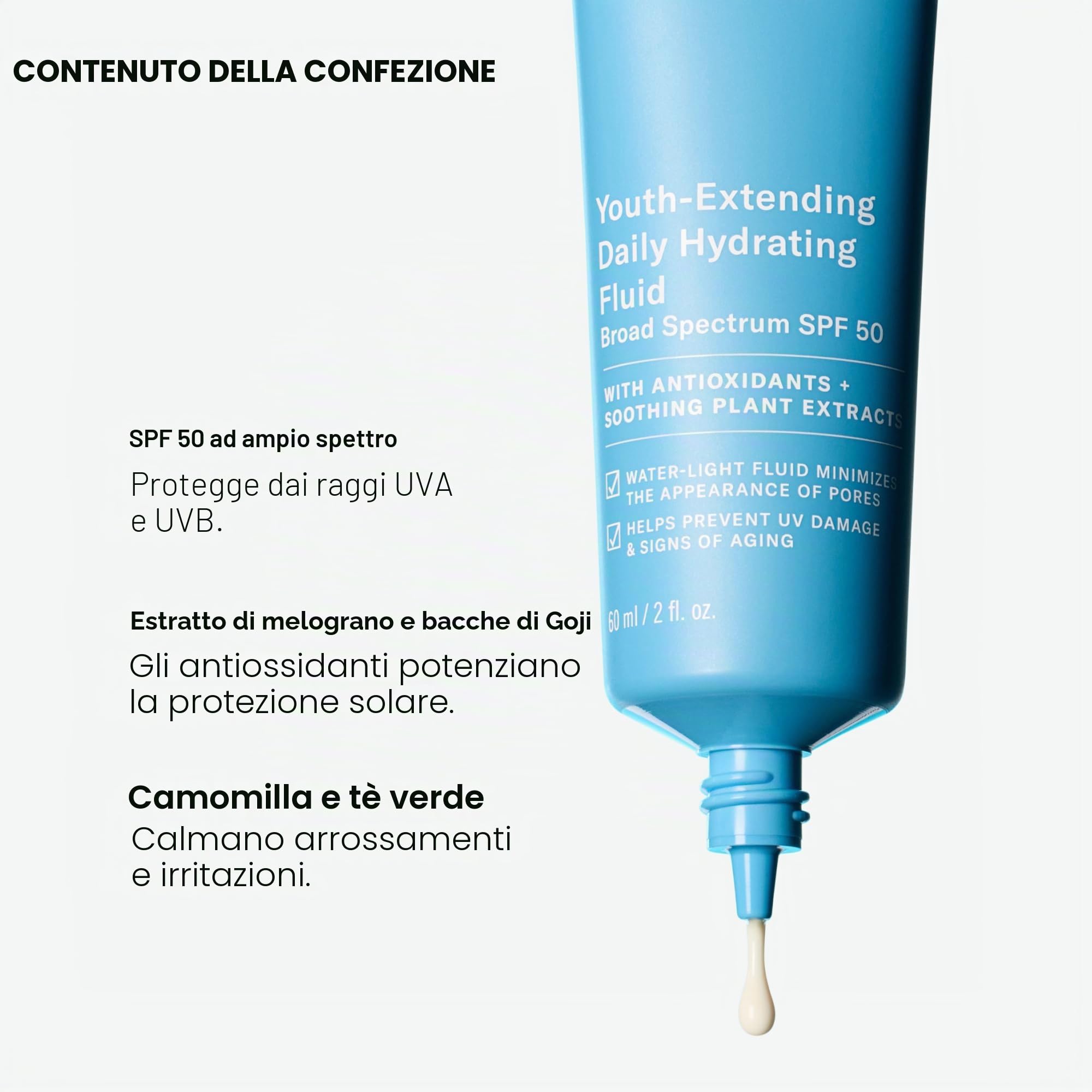 Paula's Choice Anti-Aging Crema Giorno SPF 50, Pelli Miste o Grasse, 60 ml | Creme Giorno - Protezione Solare Viso - Combate Imperfezioni, Punti Neri e Macchie scure - Finish Opaco - con Avobenzone