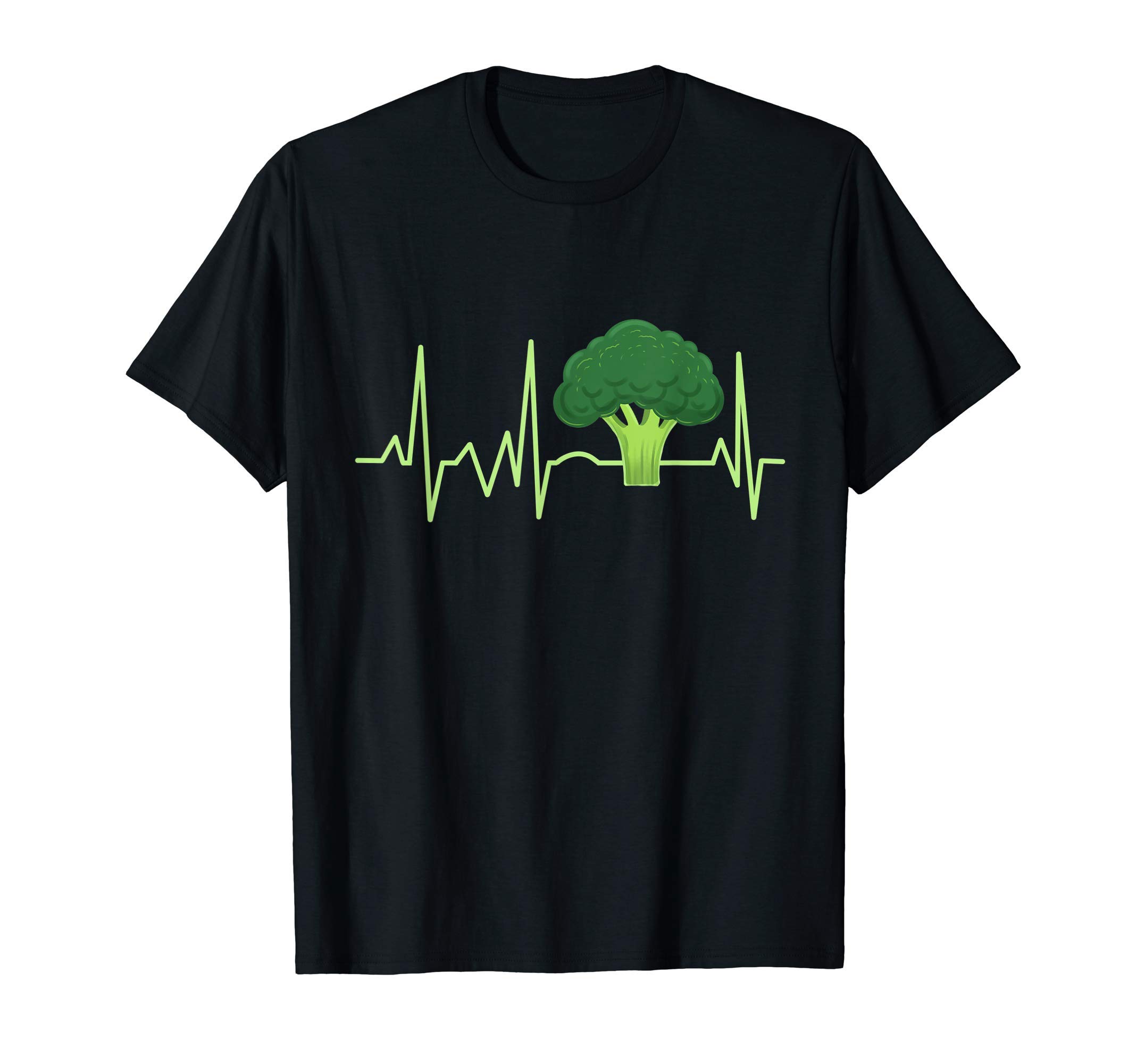 Broccoli Heartbeat Broccoli Lover Gift T-Shirt