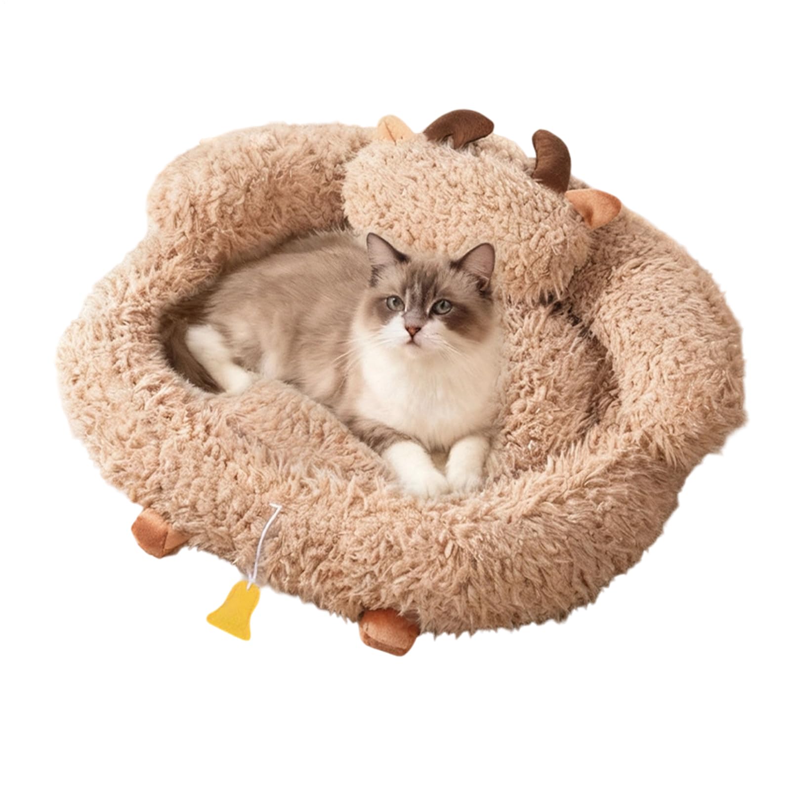 Cuccia Per Gatti Tunnel Della Casa Accogliente Per Il Sonno | Cuccia Riscaldata per da Interno Per Animali Domestici Interno Esterno Natale Inverno Casa Viaggio Camera Da Balcone