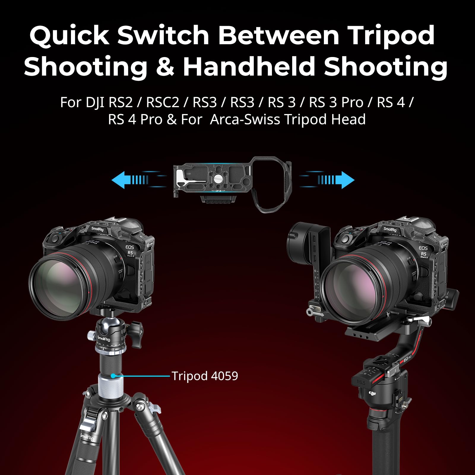 Amazon.com : SMALLRIG Black Mamba Camera Cage for Canon R5 Mark II