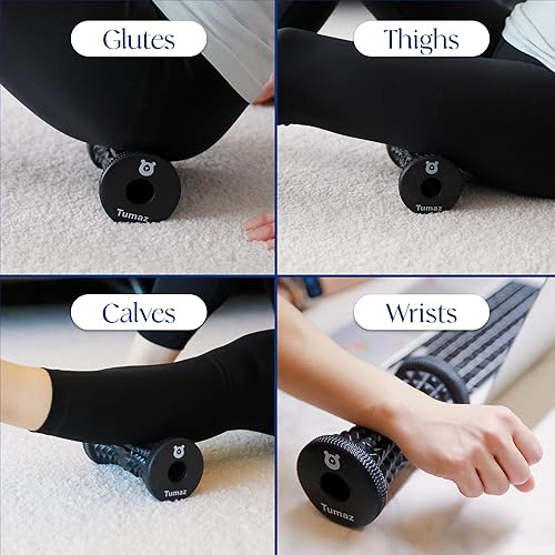 Vista 13 de Tumaz Rodillo de pie para alivio de la fascitis plantar, rodillo de masaje de pies para aliviar el dolor de fascitis de la planta, dolor de arco