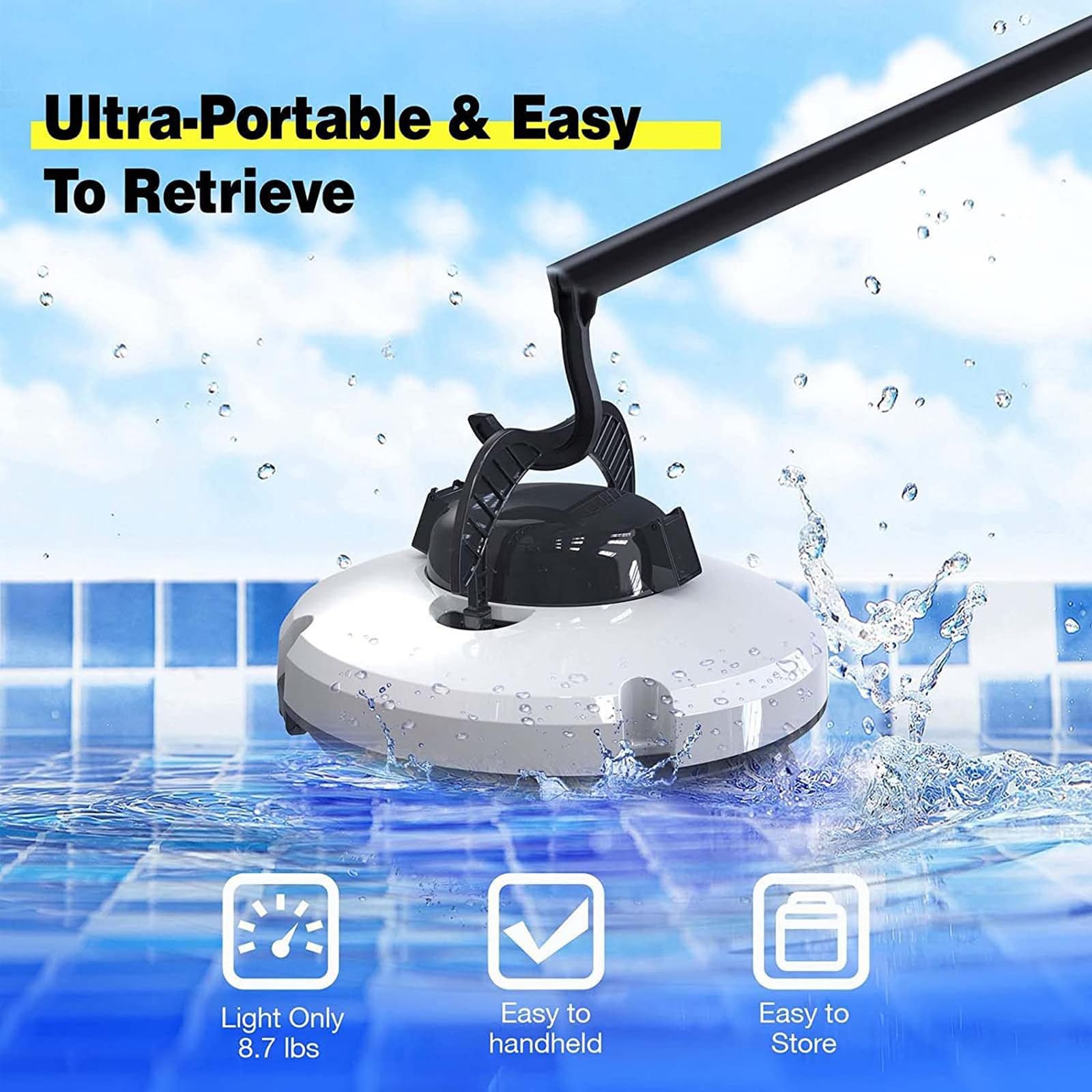 Robot per Piscina Robot pulitore per Piscina, Forniture per Piscina Robot Automatico per Pulizia Piscina per Piscine