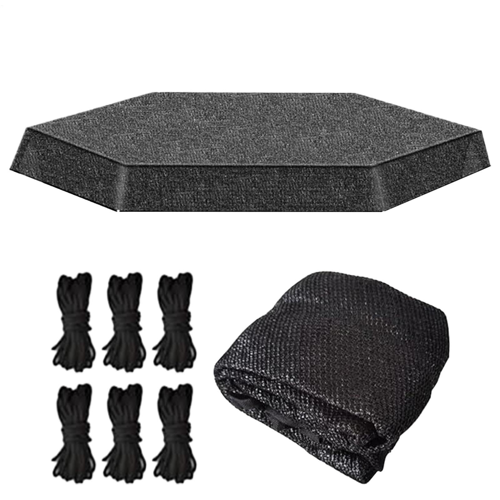 Trampoline Shade Cover - Outdoor Exterior Shelter Protector | Trampoline Top Shade - Shelter Protector Recreational Equipment for Exterior, Yard, Park, Playground, Backyard, Lawn, Patio, Beach, Yard,