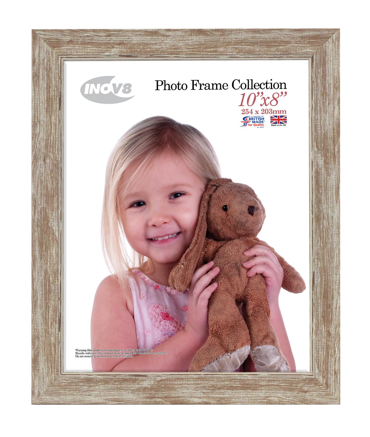 Inov8 Washed Walnut Framing Pfes-Swwa-108 Frame, Wood, 10X8 Inch
