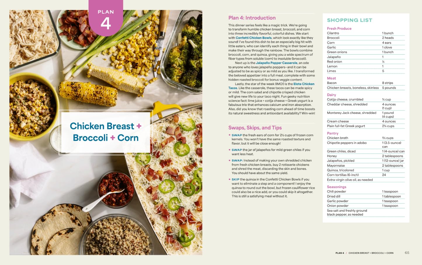 The Protein Meal Prep Plan: 30 Weekly Plans + 180 Recipes to Eat Better, Stress Less, and Save Money (Packed with Fiber and 35g+ Protein Per Serving)