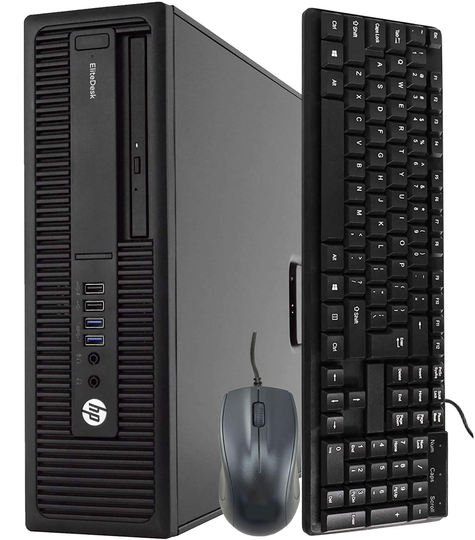 HP 800 G2 SFF Computer Desktop PC, Intel Core i5 3.2GHz Processor, 8GB Ram, 128GB SSD, 1TB HDD, Keyb