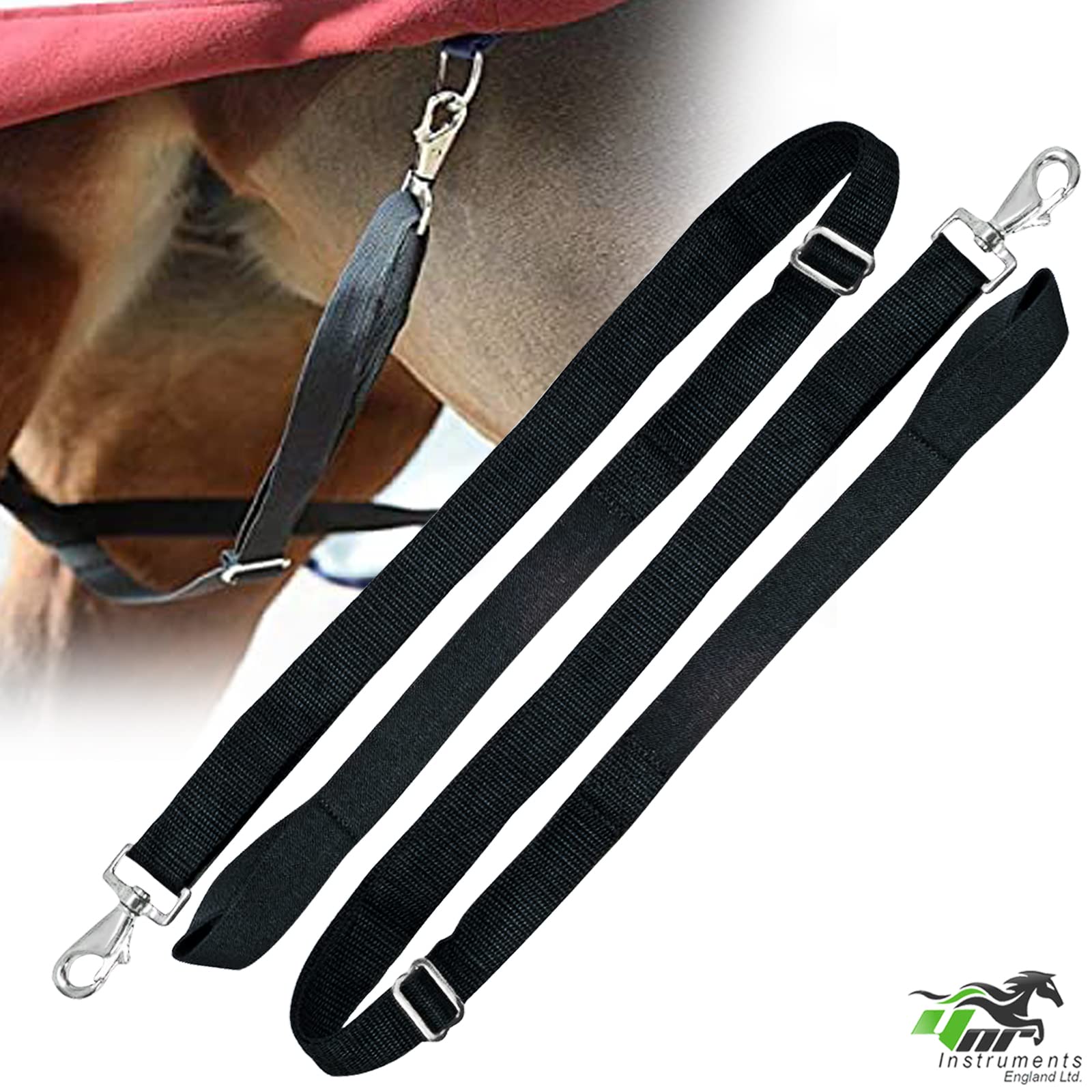 YNR Replacement Horse Rug Blanket, Leg Straps, Adjustable with Trigger Clips & Hook - Image 2