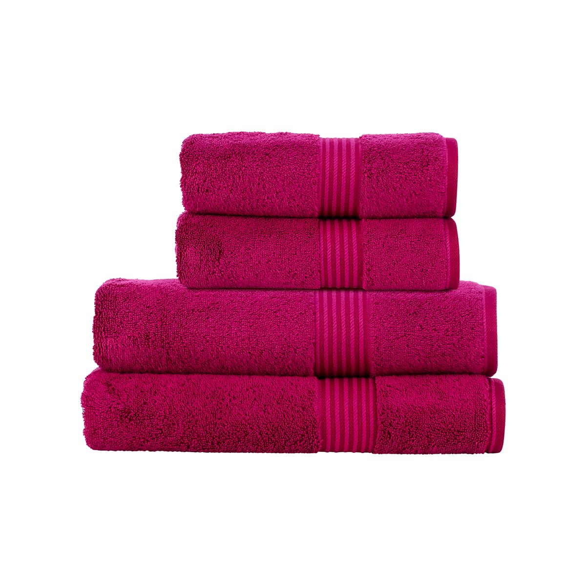 Christy Supreme Hygro 2 Hand Towels Set | Blush Pink | 100% Luxury Supima Cotton | Ultra Soft | Super Absorbent | 650GSM | Plush and Long Lasting — view 114