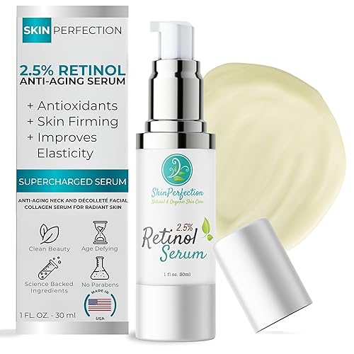 2.5% Retinol Gel Renewing Serum to Reduce Fine Lines By Smoothing the Facial Surface Skin Perfection