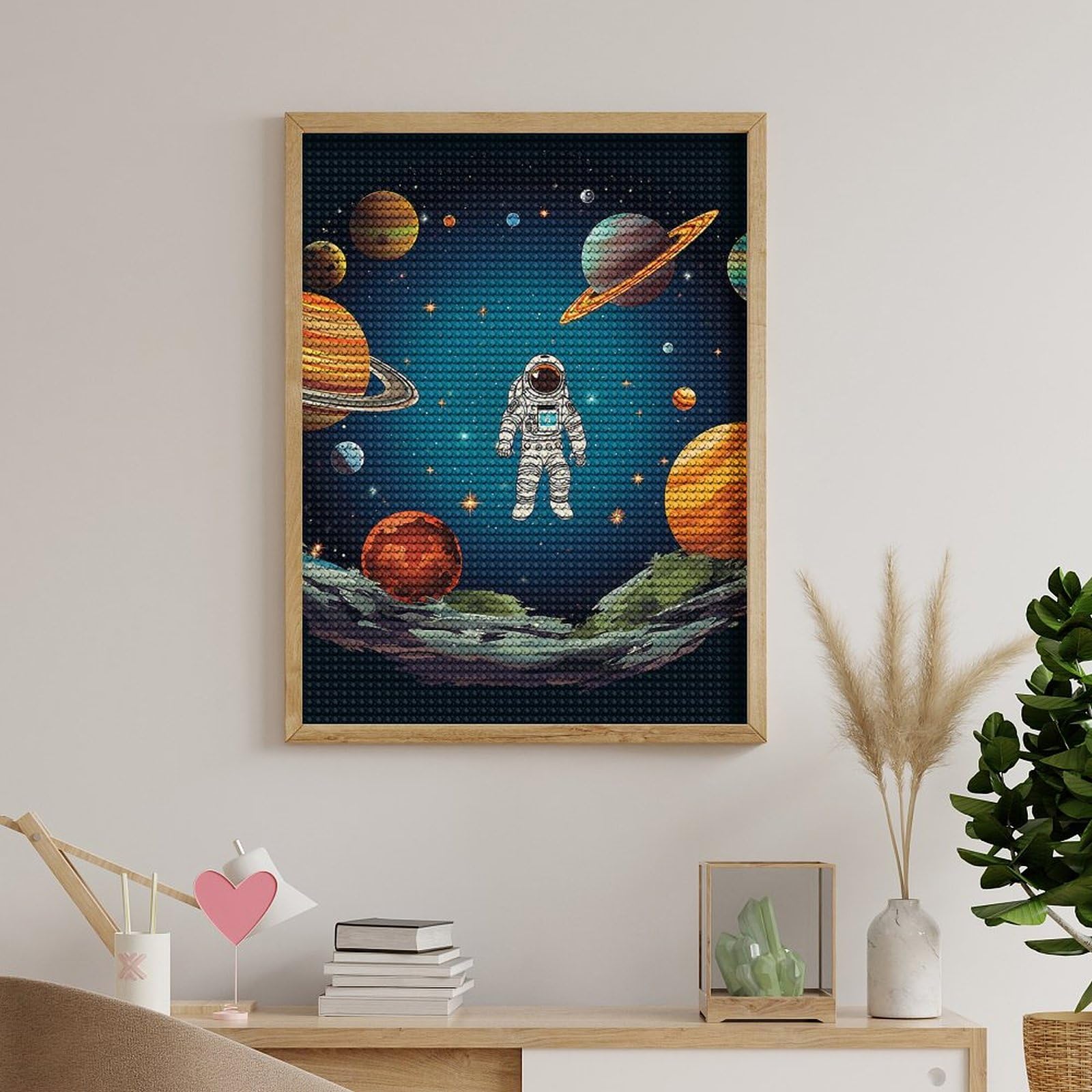 Amazon.com: Outer Space Rocket Astronaut 5D Diamond Art Kits for