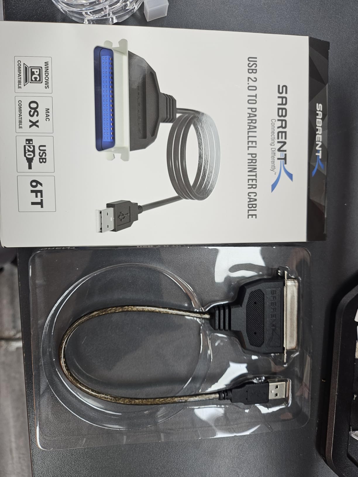 Sabrent Usb To Db25 Cable Print Cable Male To Female