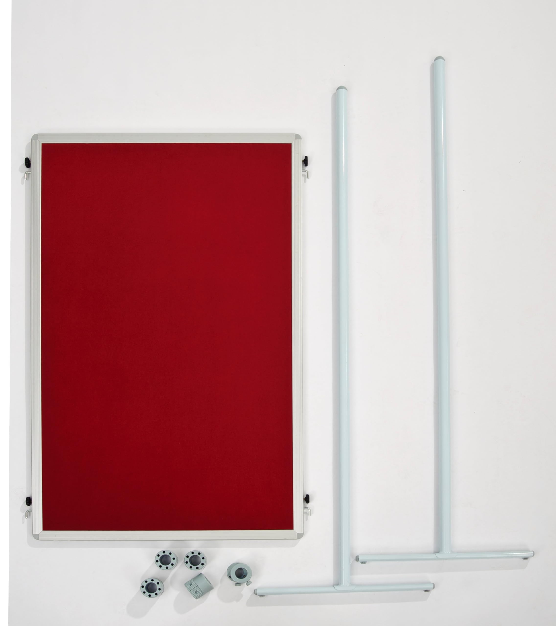 Betzold Stellwandtafel mit Stoffoberfläche – kleine Moderationstafel, Trennwand