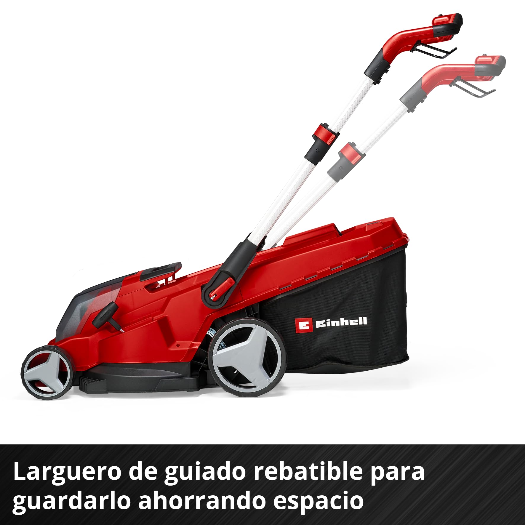 Einhell Kit de cortacésped con batería RASARRO 36/42 Power X-Change (36V, 42cm Anchura Corte, hasta 725m2, sin escobillas, Cesta colectora 50l, función de mantillo, Incl. 2 5,2 Ah, 1 Cargador Gemelo)