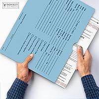 Vista 7 de Printed Vehicle Deal Envelopes 9x12 Deal Jackets (100 shrink wrapped) (Blue)