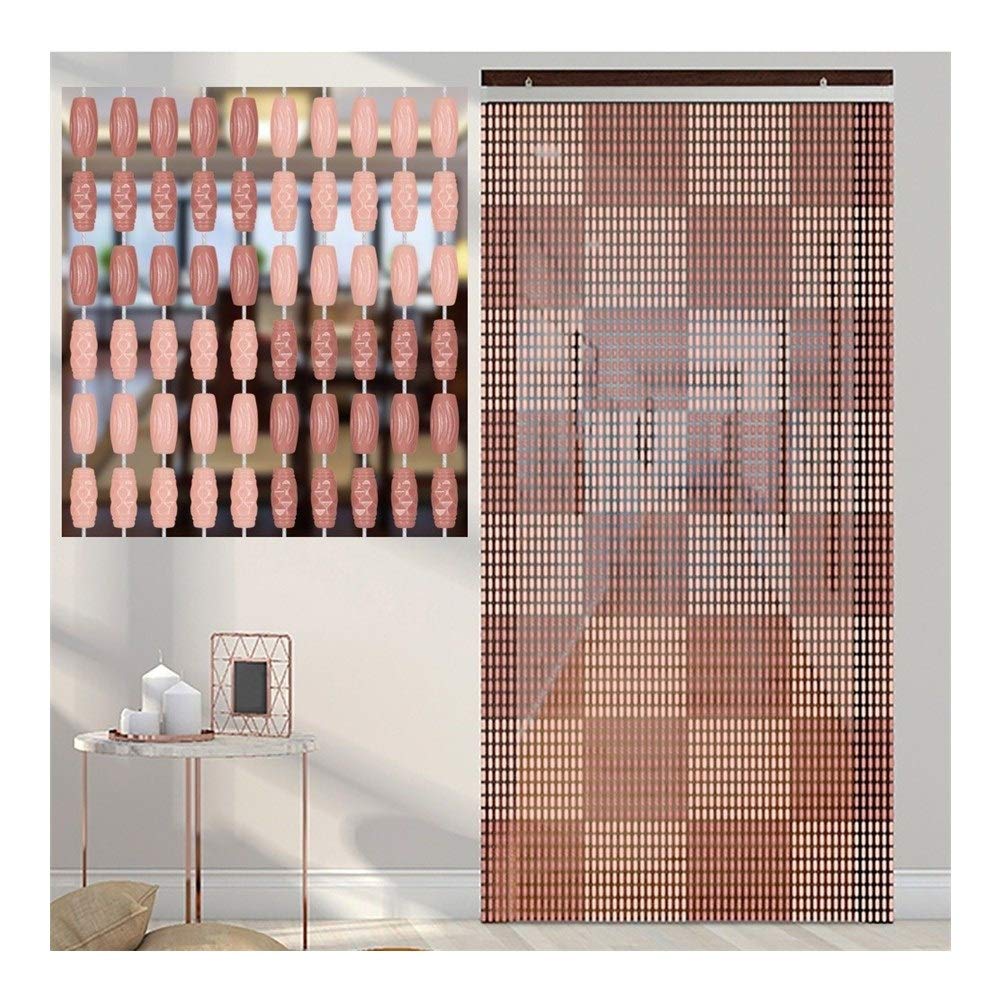 Tende con Perline, Decorazione per Porta, divisorio per Stanza, Pannello Porta, Corde sospese, Soggiorno, Camera da Letto, Personalizzabili (Dimensioni: 100 fili-120x220cm)