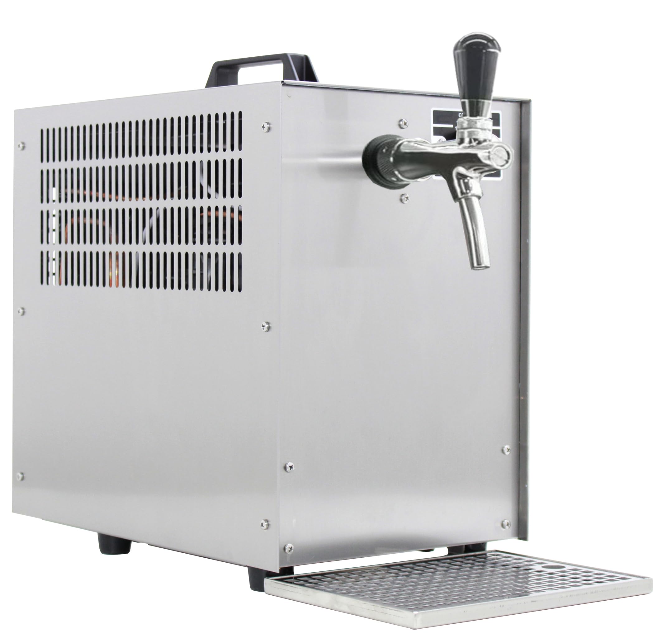 Zapfanlage Bierkoffer 1ltg 60l/h mit Kompensatorschankhahn & Tropfblech