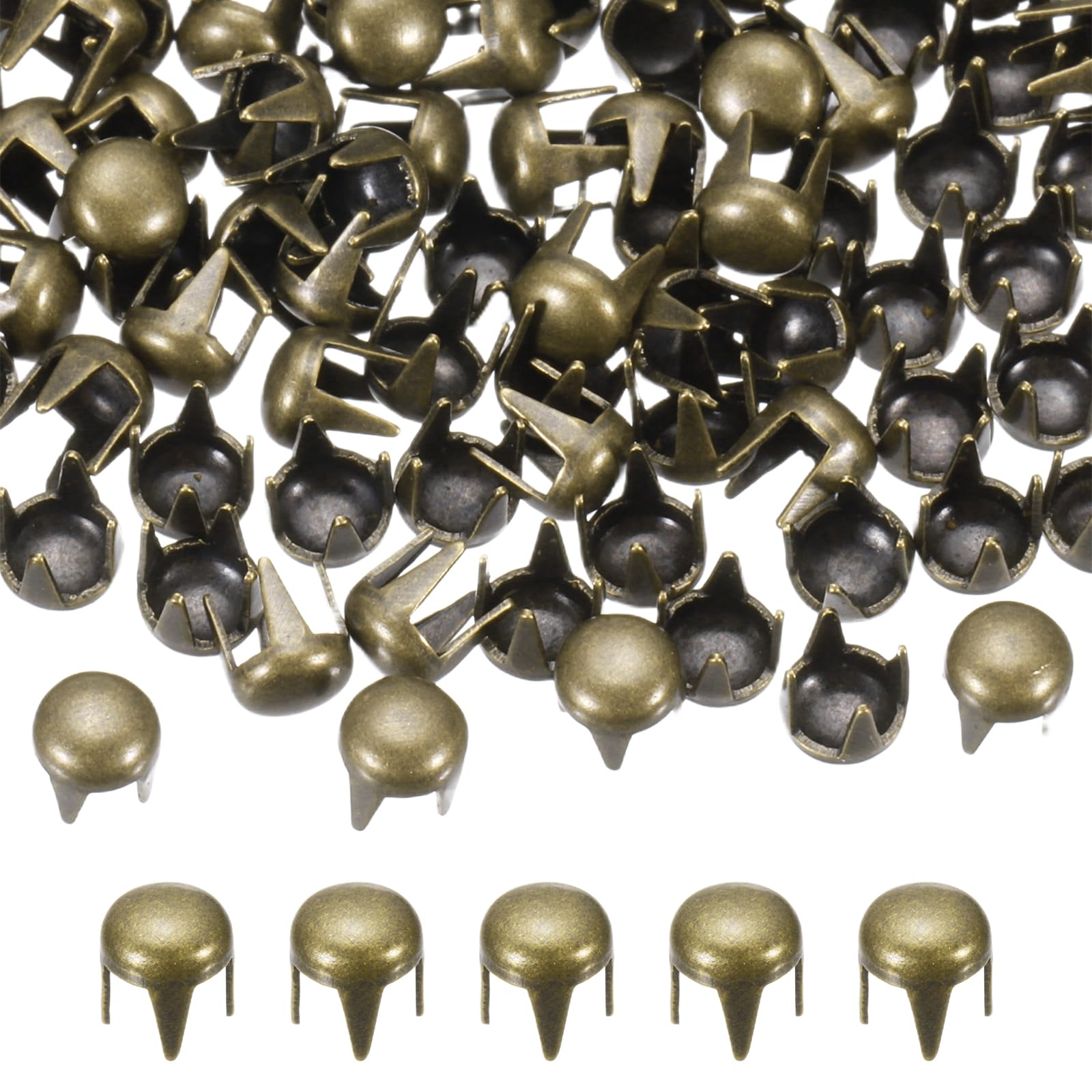 PATIKIL 4mm Round Dome Rivet
