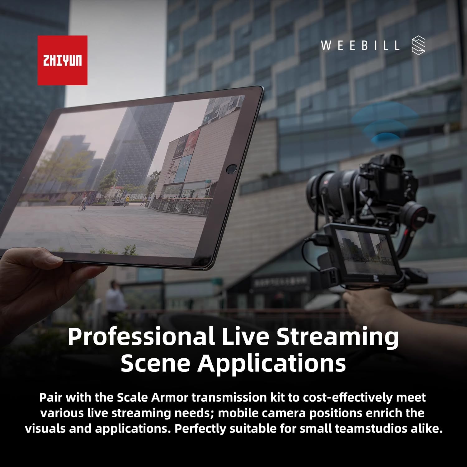 Zhiyun WEEBILL-S - Estabilizador de 3 Ejes para cámara réflex Digital Cámara de Fotos compacta