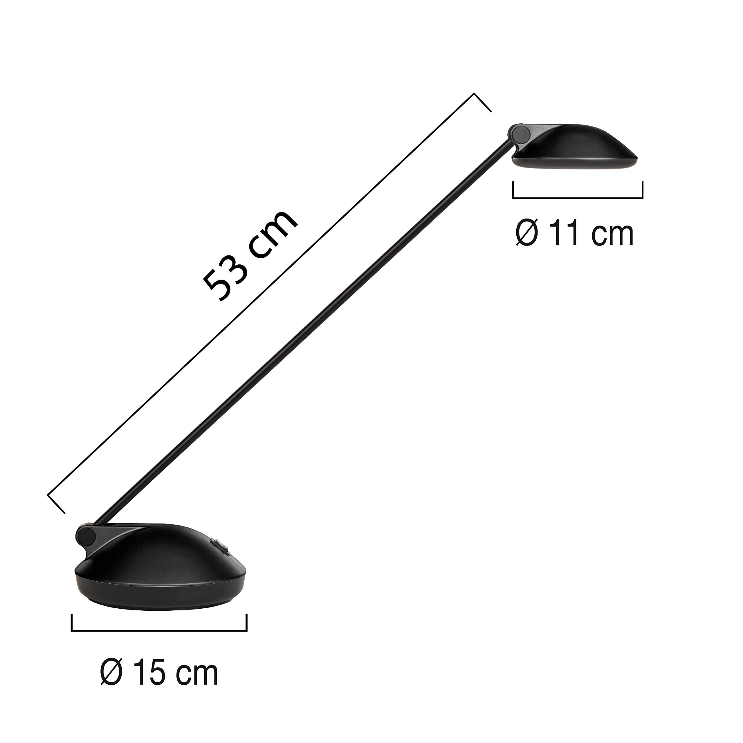 UNILUX LED Schreibtischleuchte Joker 2.0 LED-Leuchte, schwarz