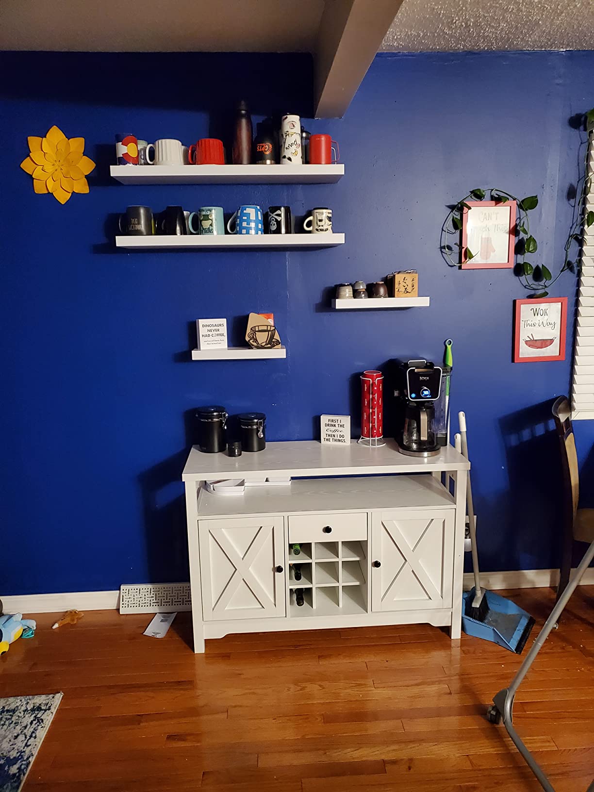 35/mo Finance 4ever2buy Coffee Bar with Storage, Farmhouse