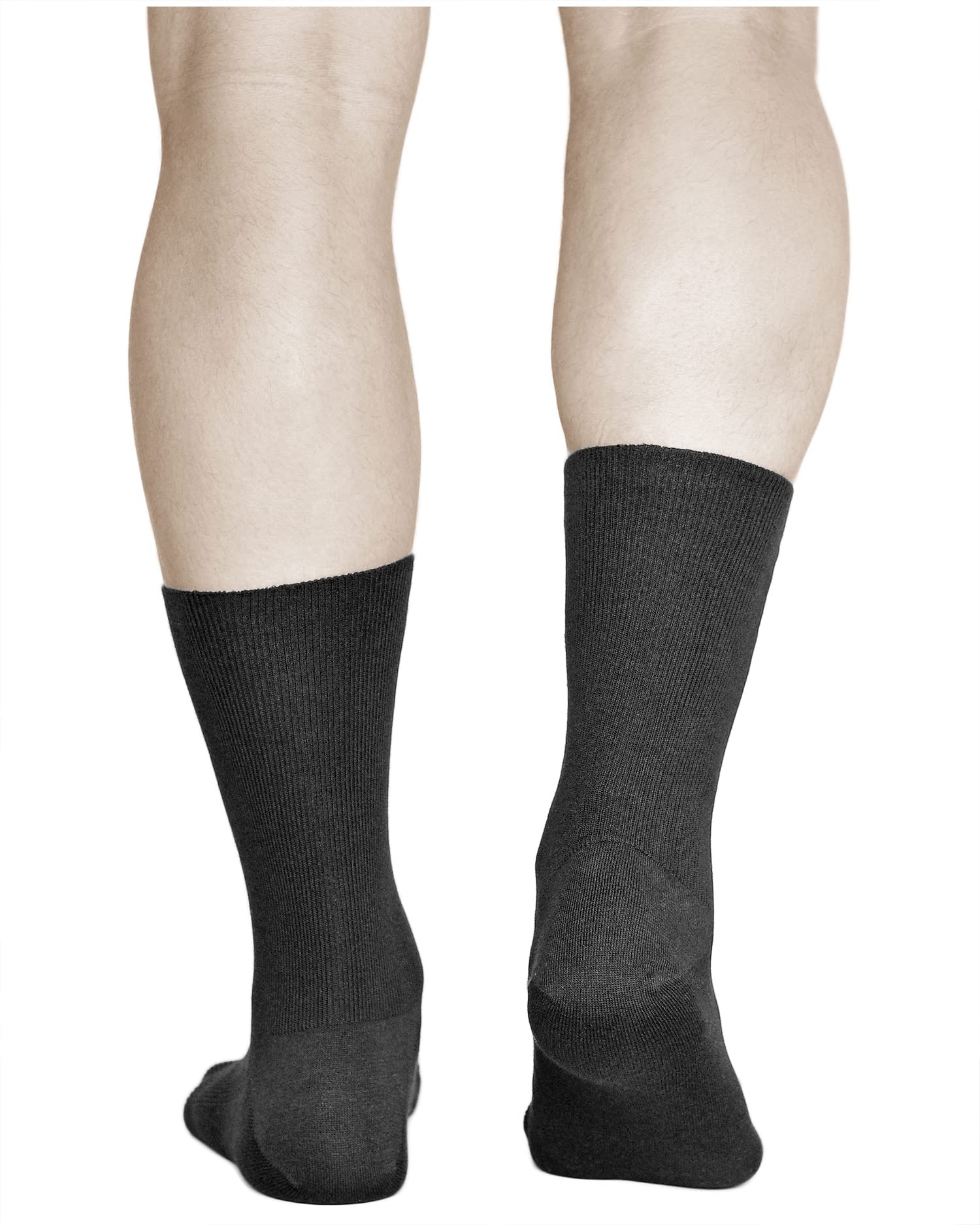 vitsocks Hombre Calcetines sin Goma Antipresión no Aprietan (3 PARES) Algodón Finos Verano Especiales sin Elástico