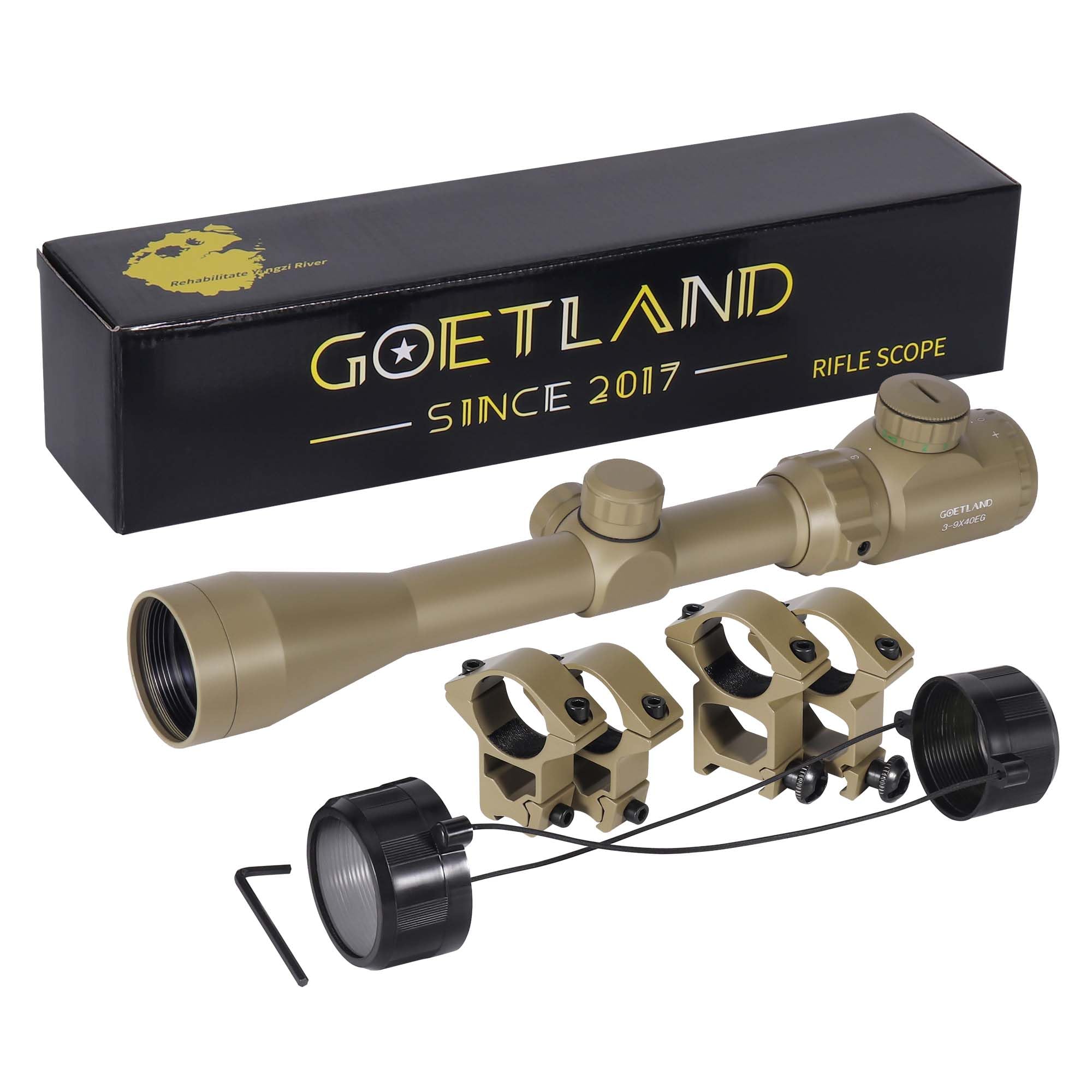 Amazon.co.jp: Goetland 光学照準器 ライフルスコープ 3-9x40 EG 可変