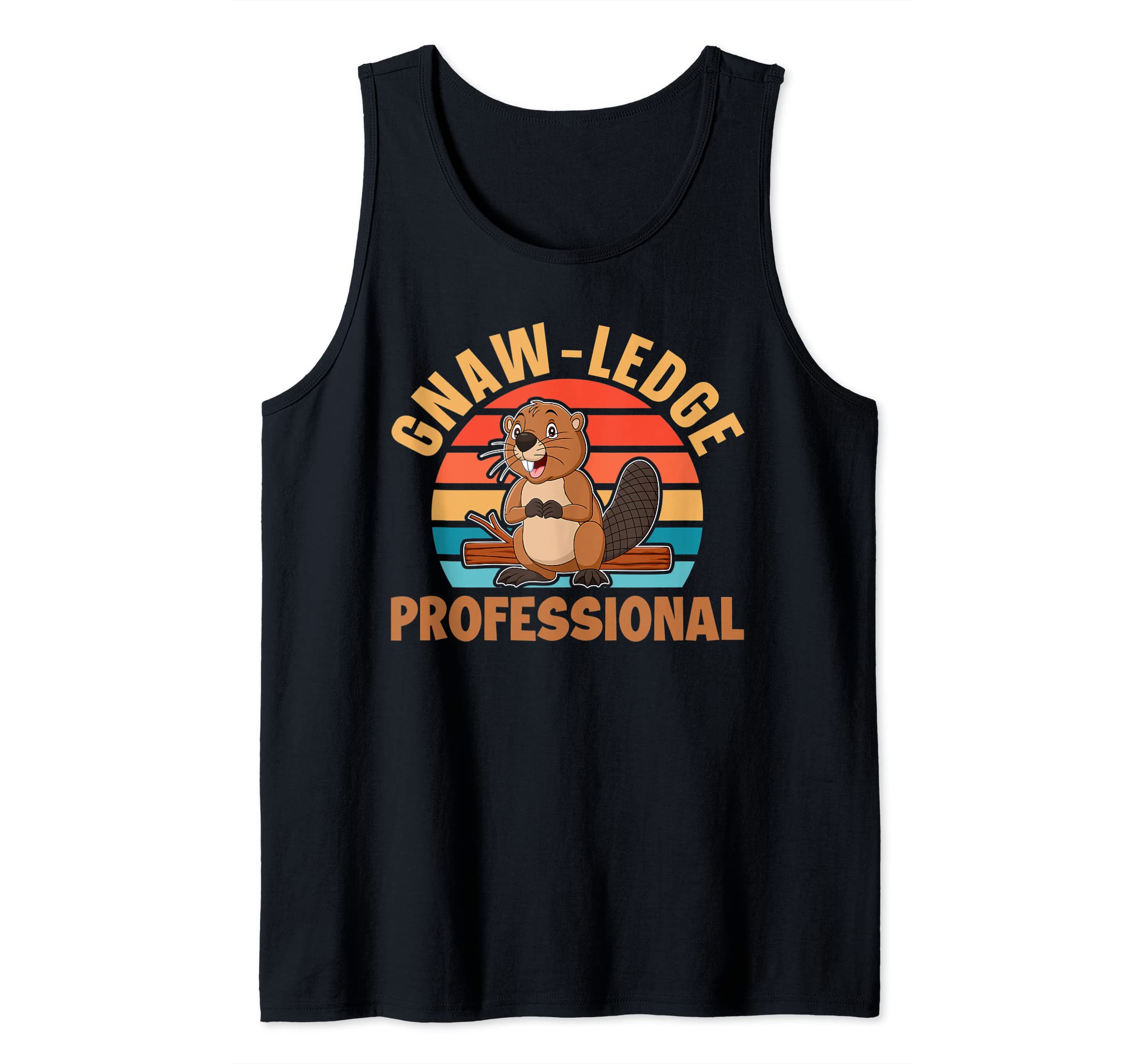 Beaver: Gnaw-ledge Professional Tank Top
