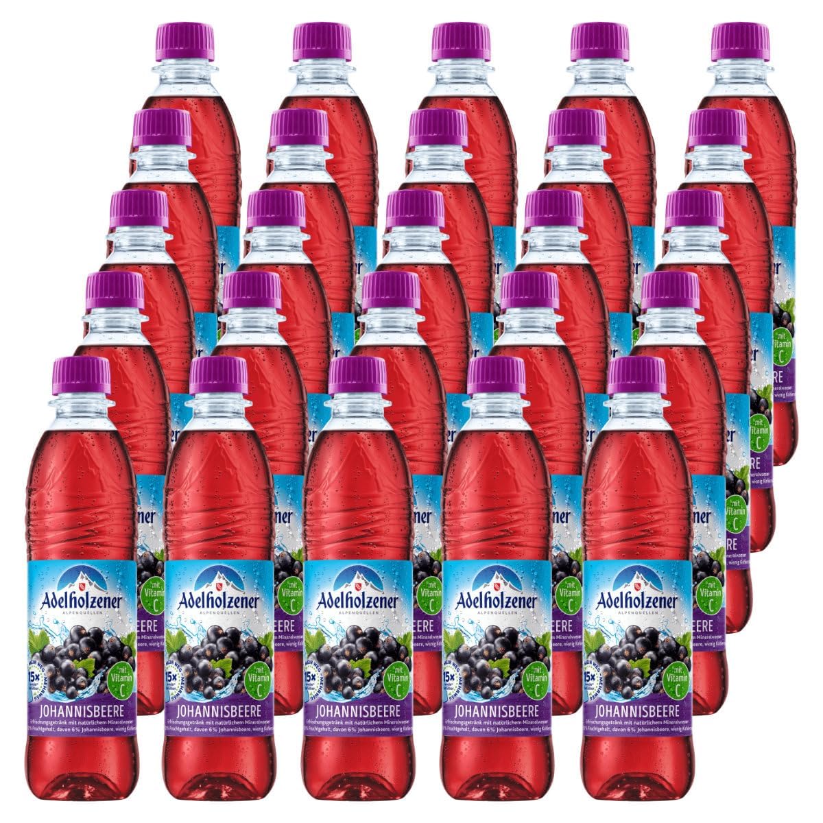 Adelholzener Johannisbeere 25 Flaschen je 0,5l incl Mehrweg Pfand