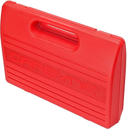 Miniatura 6 de CARBYNE Juego de llaves de impacto de 40 piezas  SAE y métrico - enchufes estándar y profundos. Diseño de 6 puntos. Métrico 0.315 in-1.260 in, SAE