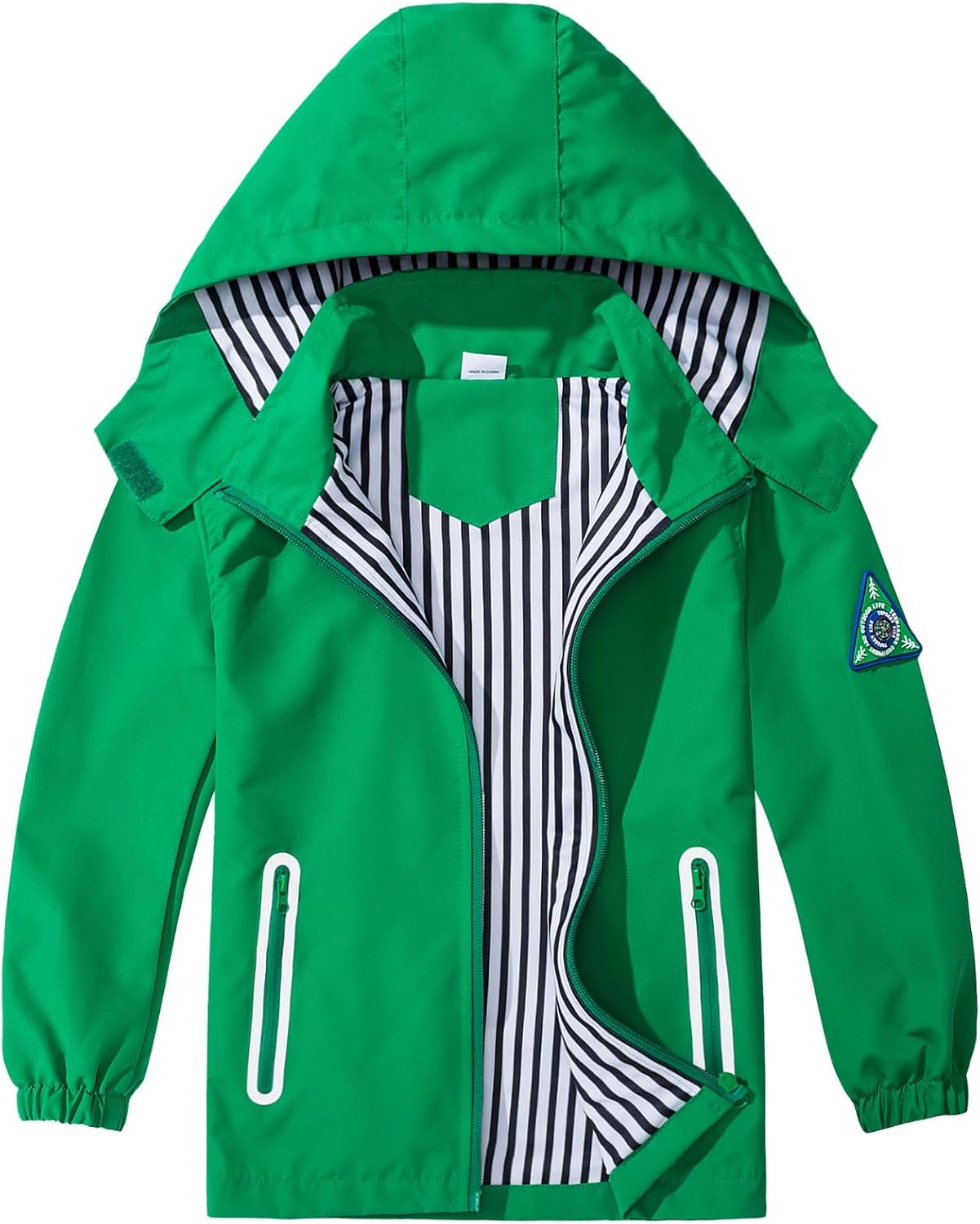 Boys Girls Rain Jacket toddler Windbreaker Kids Raincoats Waterproof With Hood