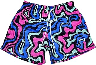 DIOTSR Mens Art Graphic Basketball Shorts Casual Athletic Running Shorts Cool Streetwear Designer Shorts Drawstring - Buy now