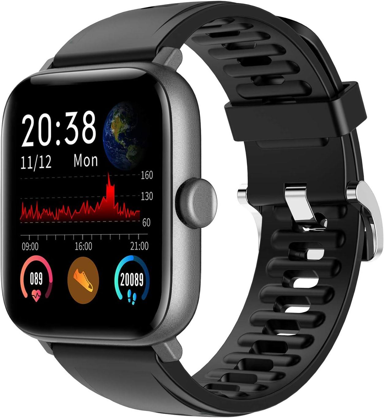 RUNDOING NY16 Full Touch screen smart watch with Aluminum alloy Case IP68  waterproof smartwatch For Android and IOS - AliExpress Consumer Electronics