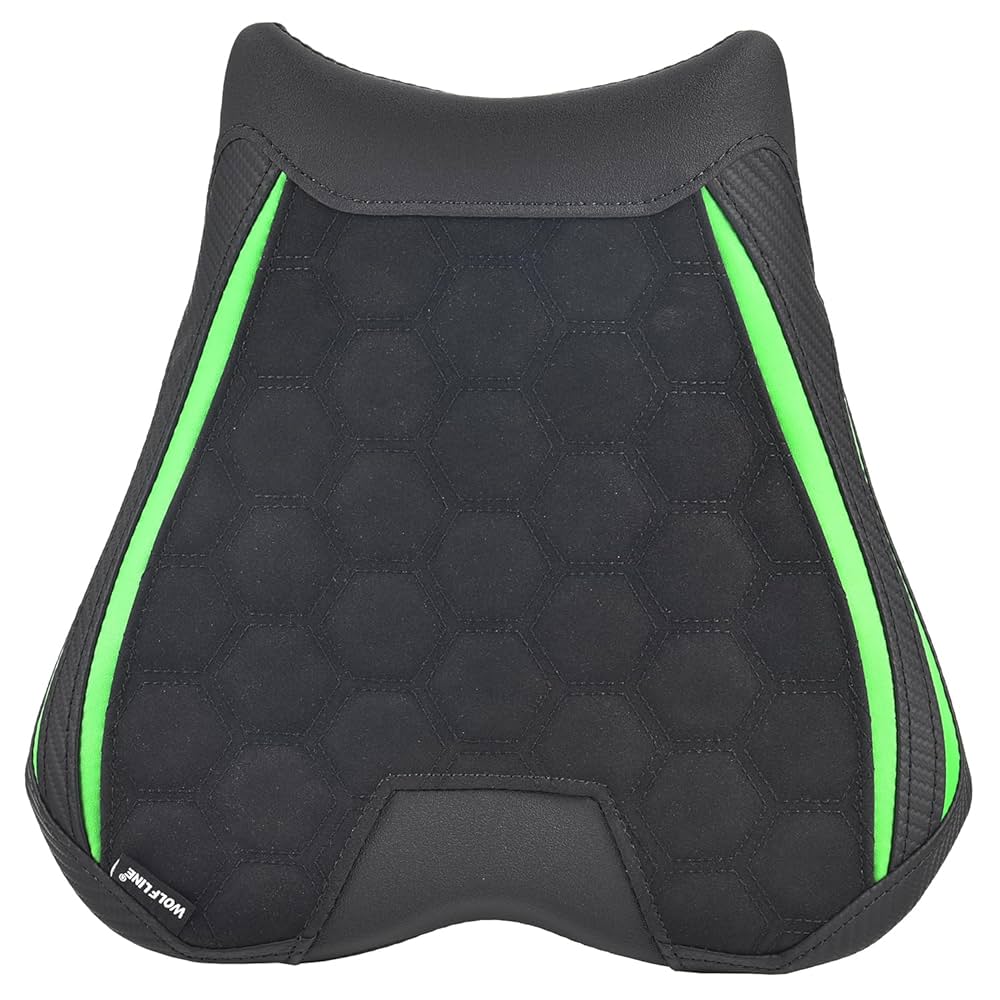 Motorcycle Low-Profile Rider Saddle Solo Leather Front