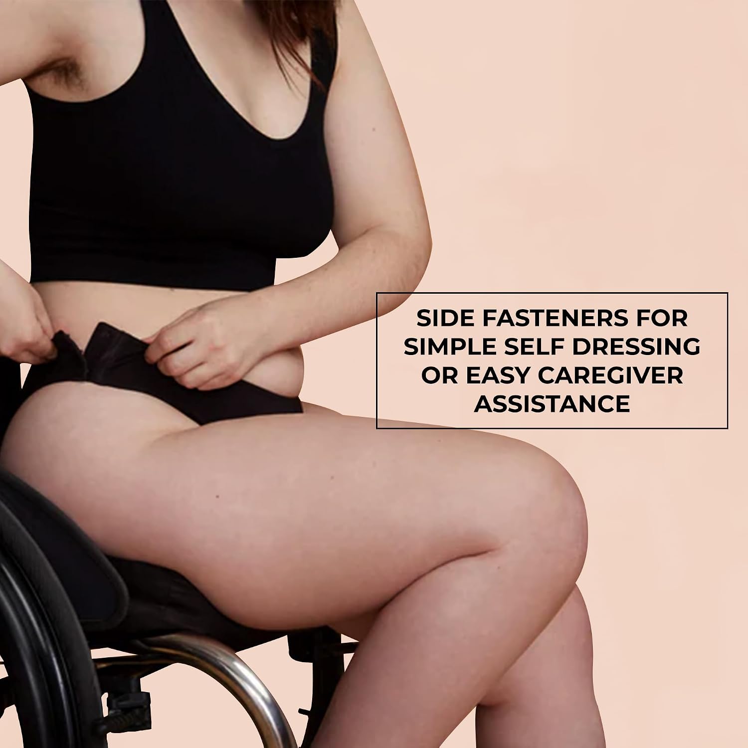 Slick Chicks Women’s Signature Tanga Panty - Post Surgery Adaptive Underwear for Women