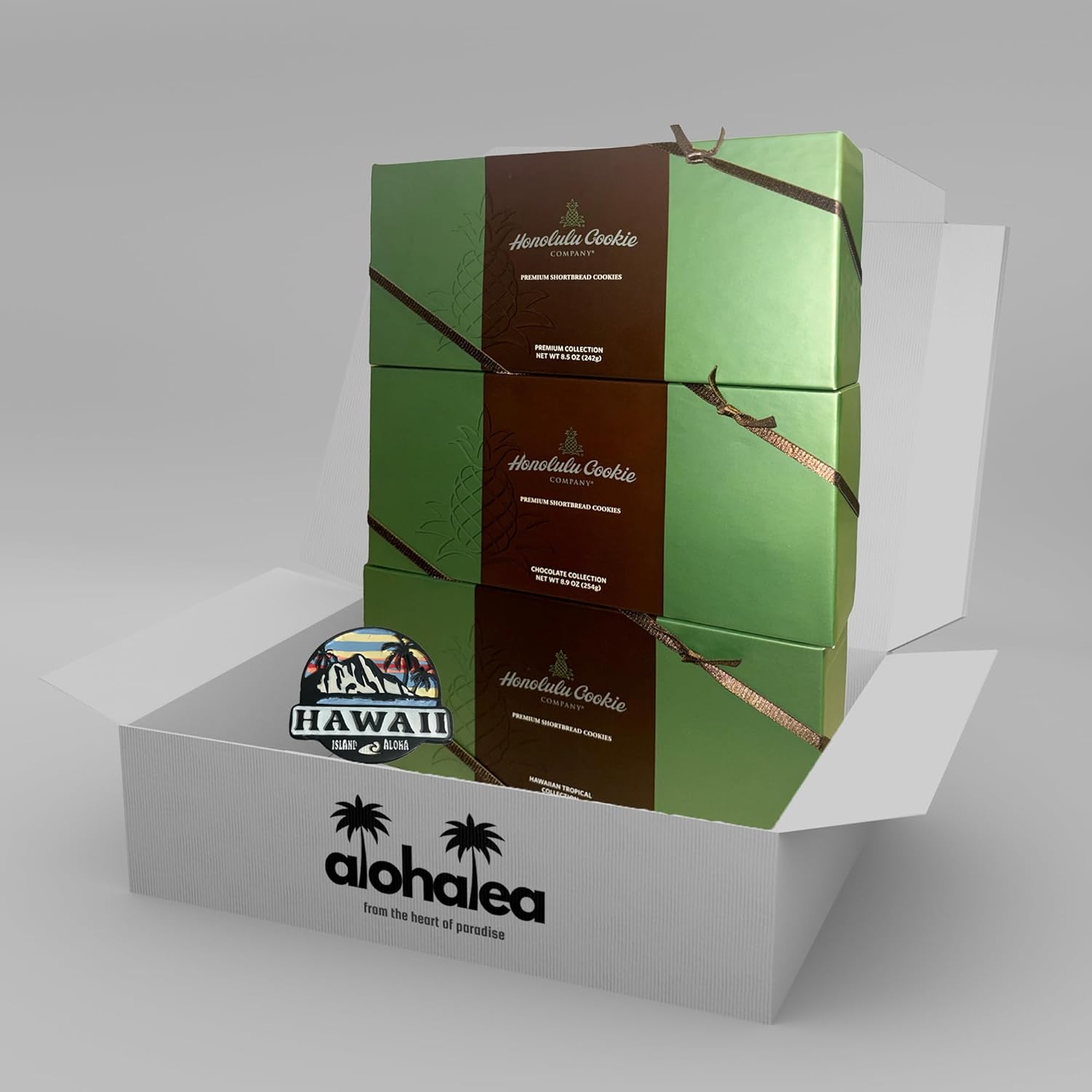 Alohalea Hawaiian Signature Gift Box, Honolulu Cookie