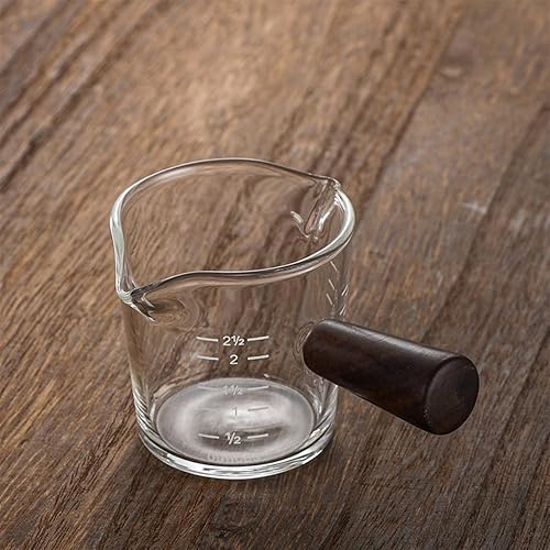 Miniatura 2 de IUPIII Coffeepot Coffee Measuring Cup Glass Coffee Cup Wide Mouth Coffee Milk Pot Coffee Pot