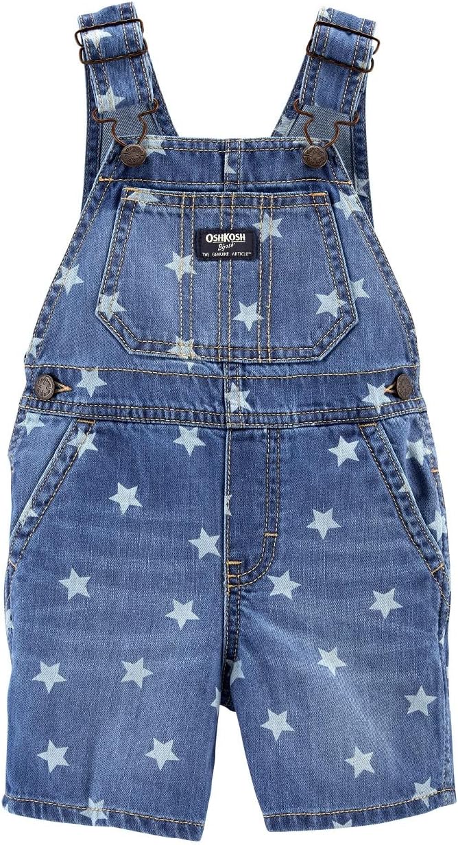 OshKosh B'Gosh Baby & Toddler Starry Denim Shortalls with