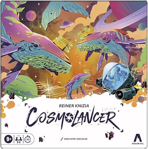Cosmolancer Board Game | A Strategy Game by Reiner Knizia | Ages 9 and Up | 2 to 4 Players | 30 Mins. | Family Games for Kids, Teens, and Adults