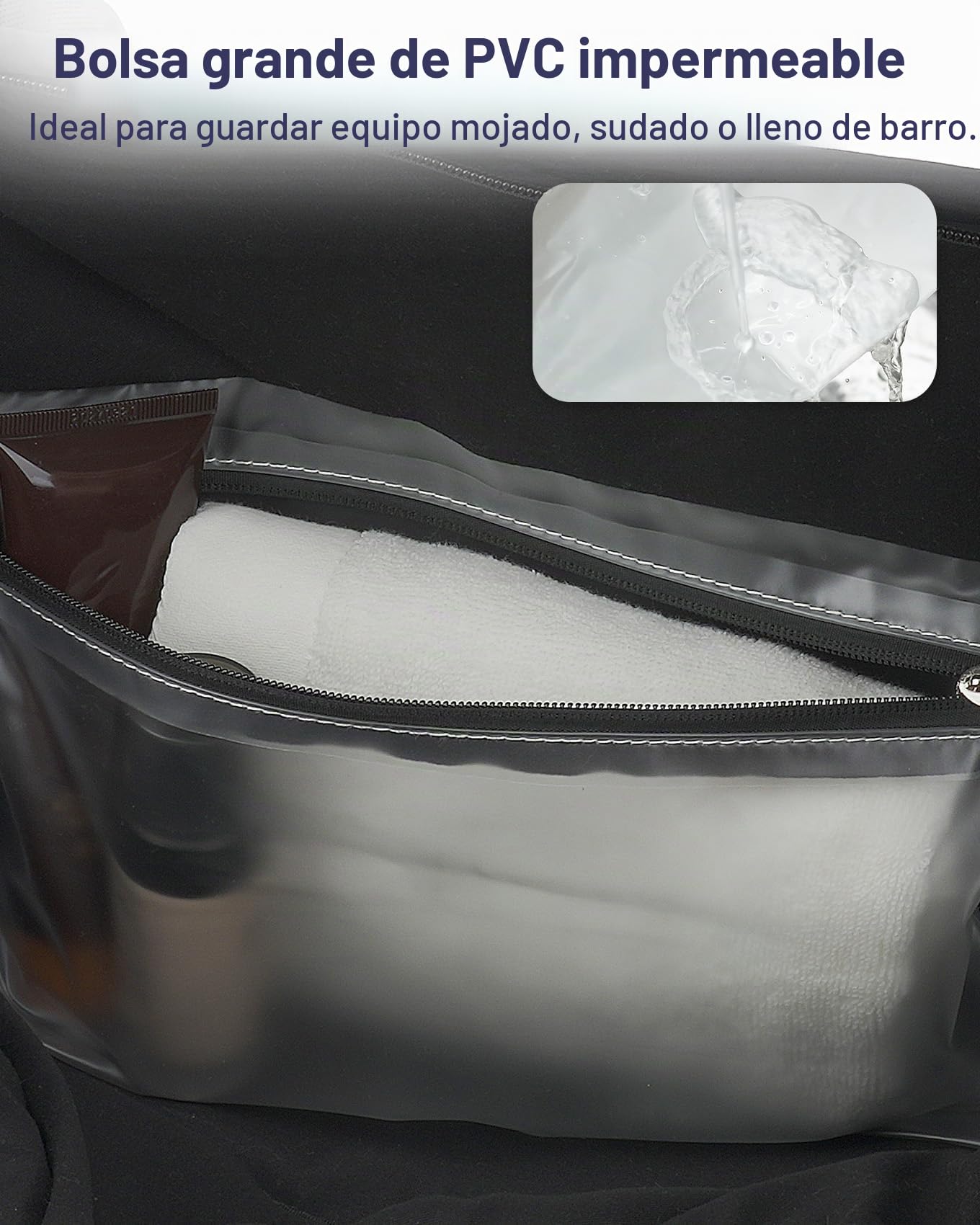 Arxus Bolsa Deporte Mujer - Plegable Bolso de Viaje Carry-On Luggage para Fin de Semana con Bandolera, Ligera Bolso de Mano Hombre para Deportiva Gimnasio con Bolsillo Impermeable
