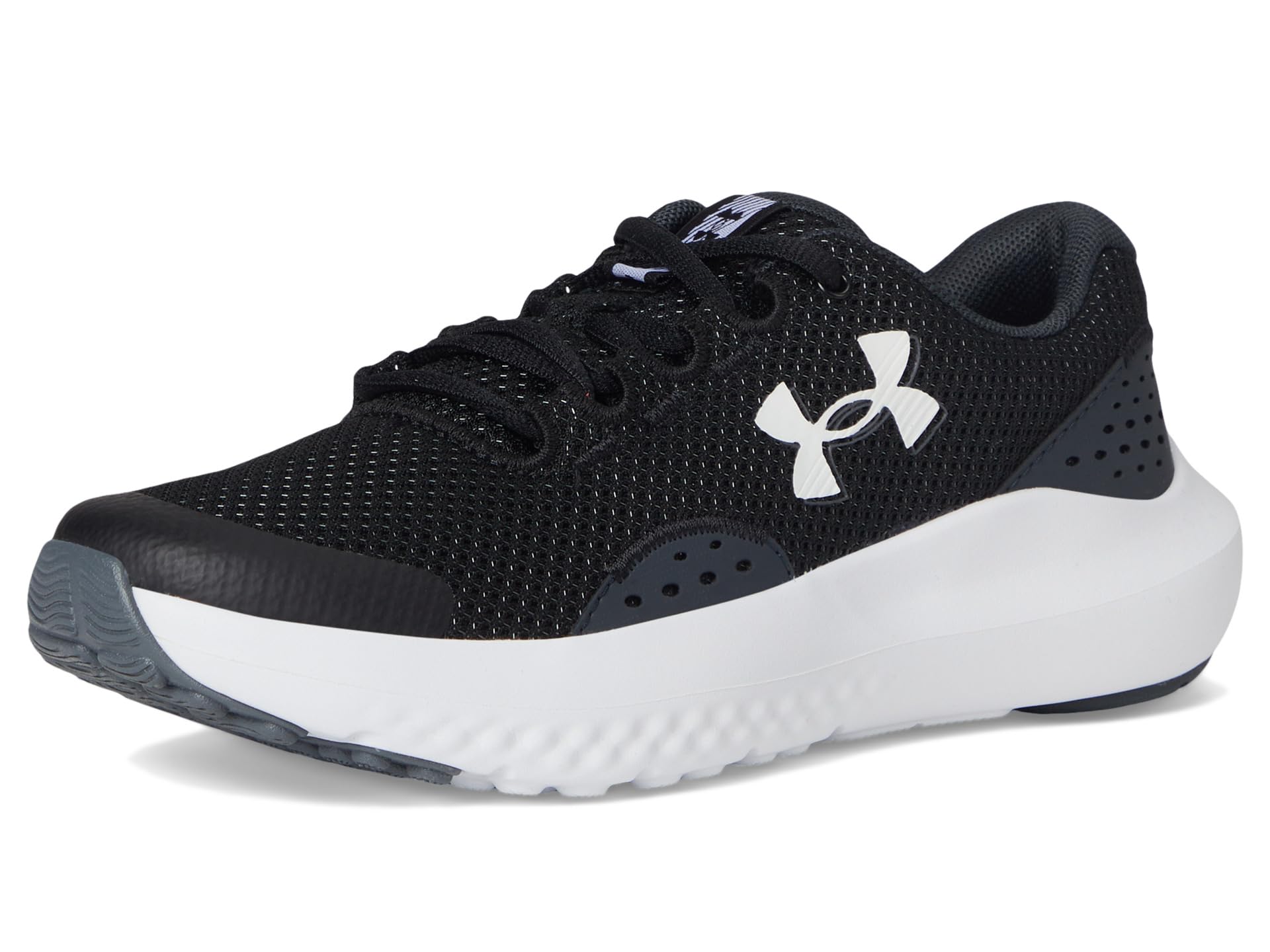 Under Armour Boys Ua Bgs Surge 4 Running Shoe, Black Anthracite White, 6 UK