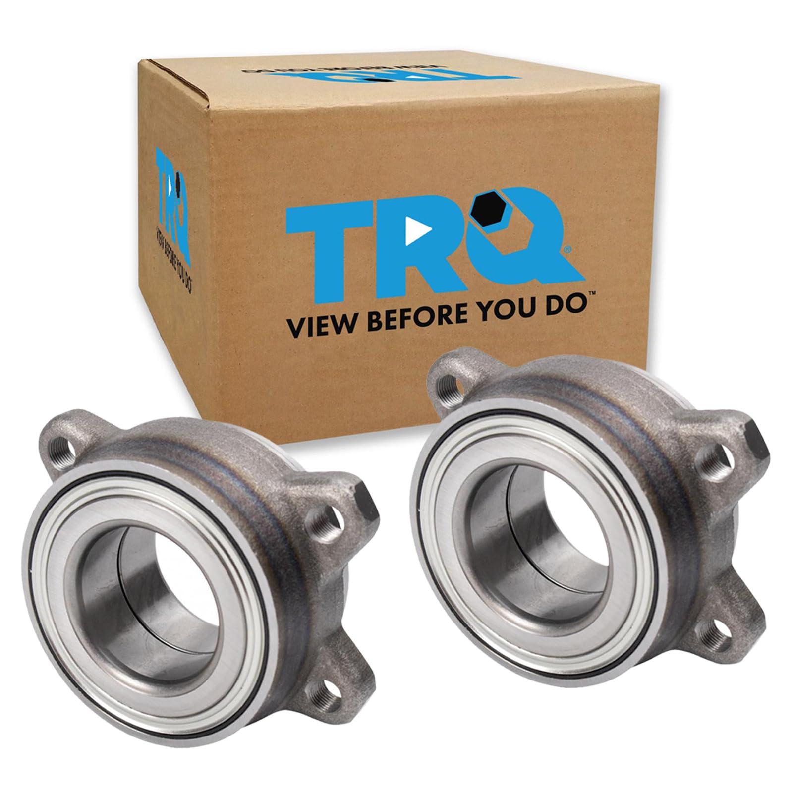 TRQ Left and Right Wheel Bearing and Hub Assembly Set 2 Piece