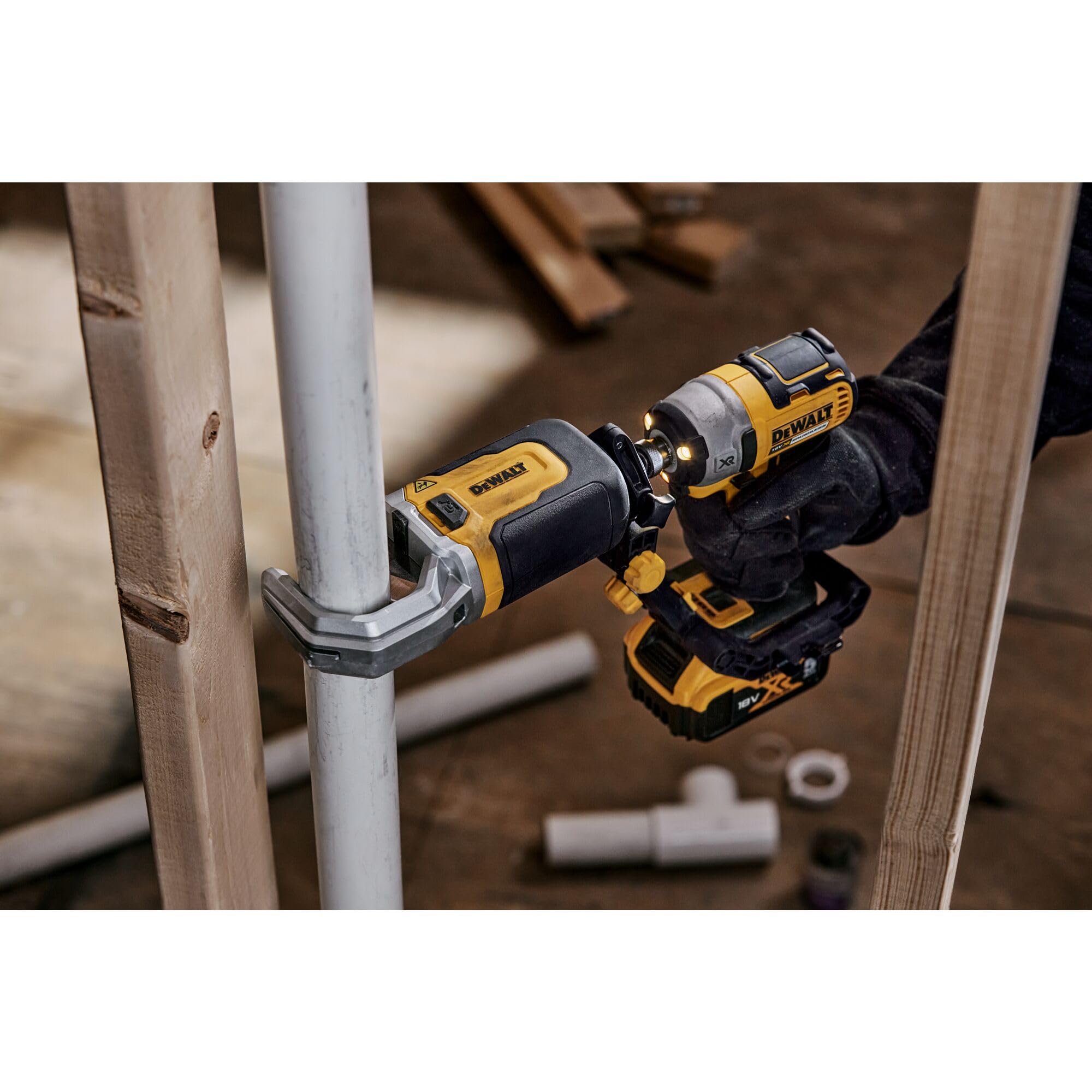 DEWALT Cortatubos para atornillador de impacto para PVC y PEX, DT20560-QZ