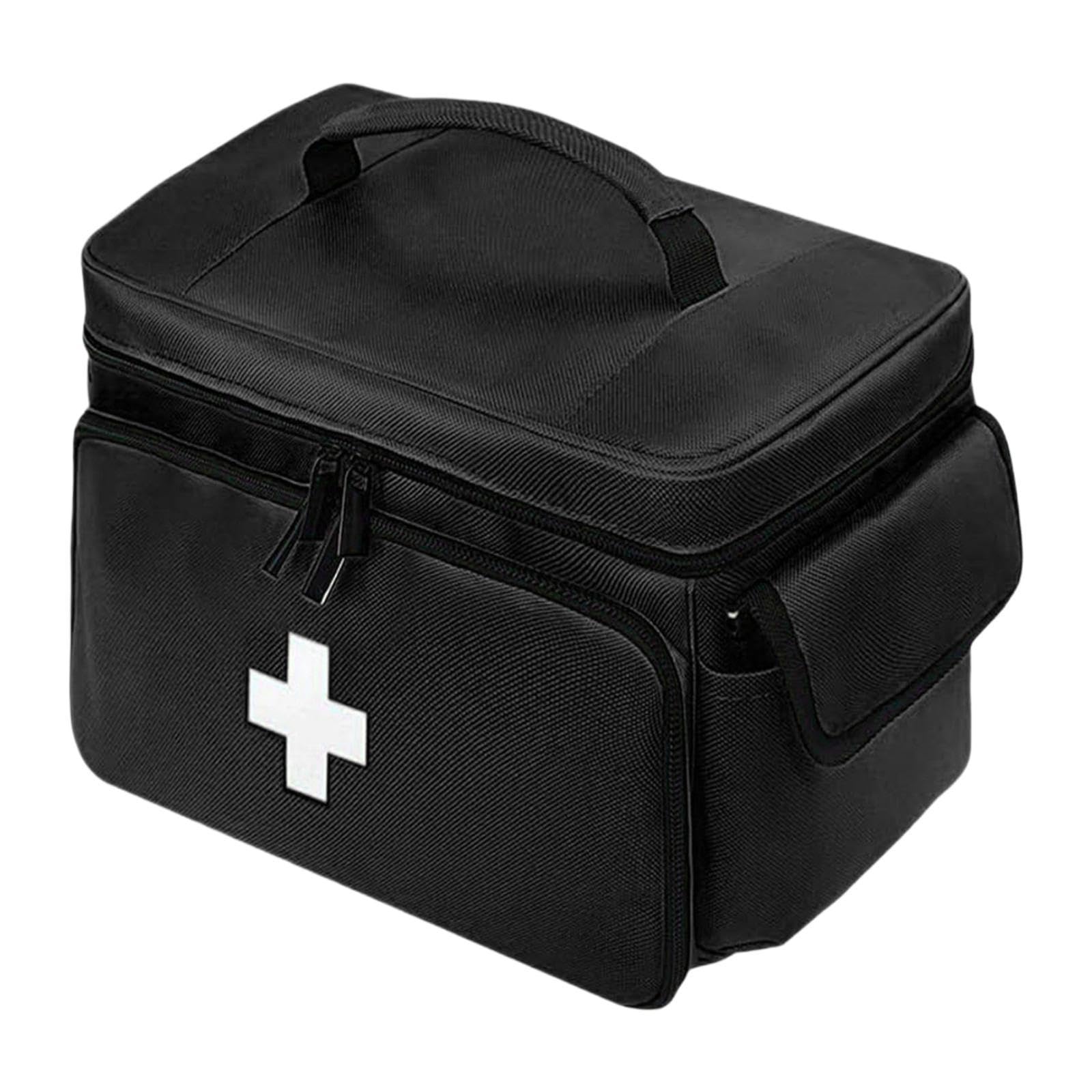 Trousse de Premiers Secours Vide, Sac de Rangement Portable, pour Le Bureau, La Randonnée et Les Activités de Plein Air