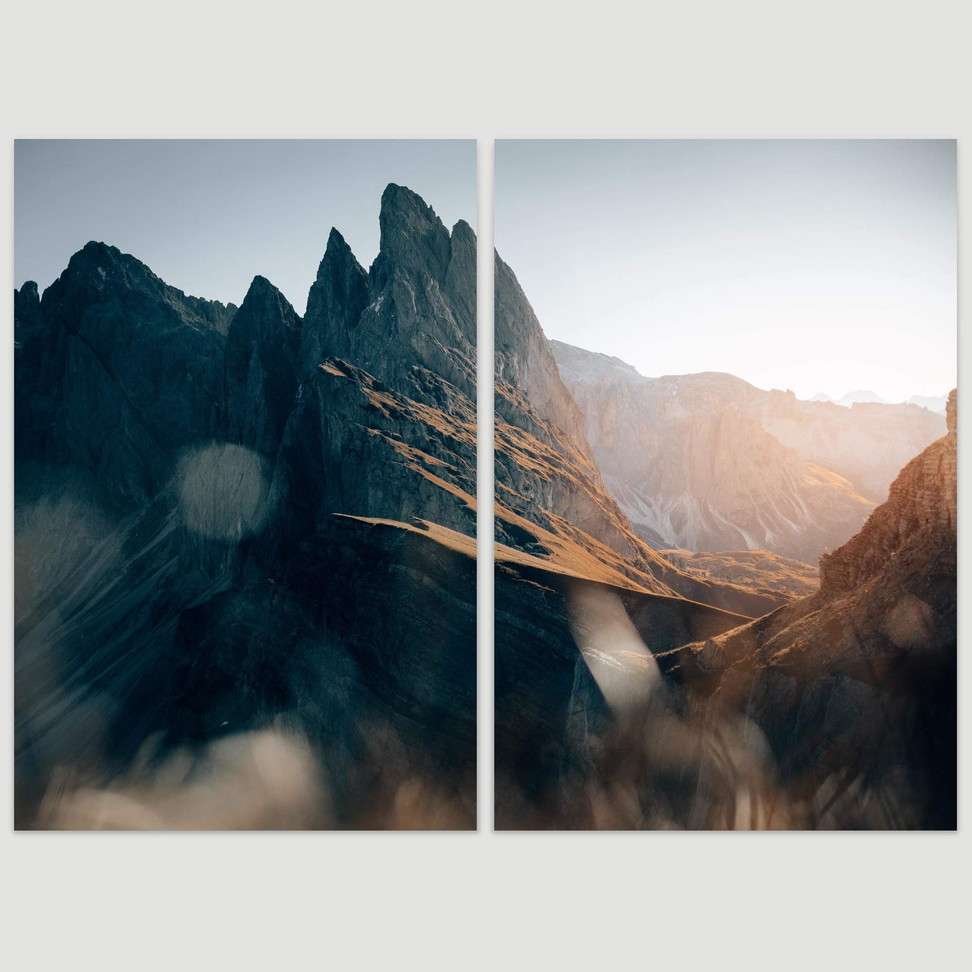 Amazon.com: SIGNLEADER Mountainscape Wall Art Mountain Top