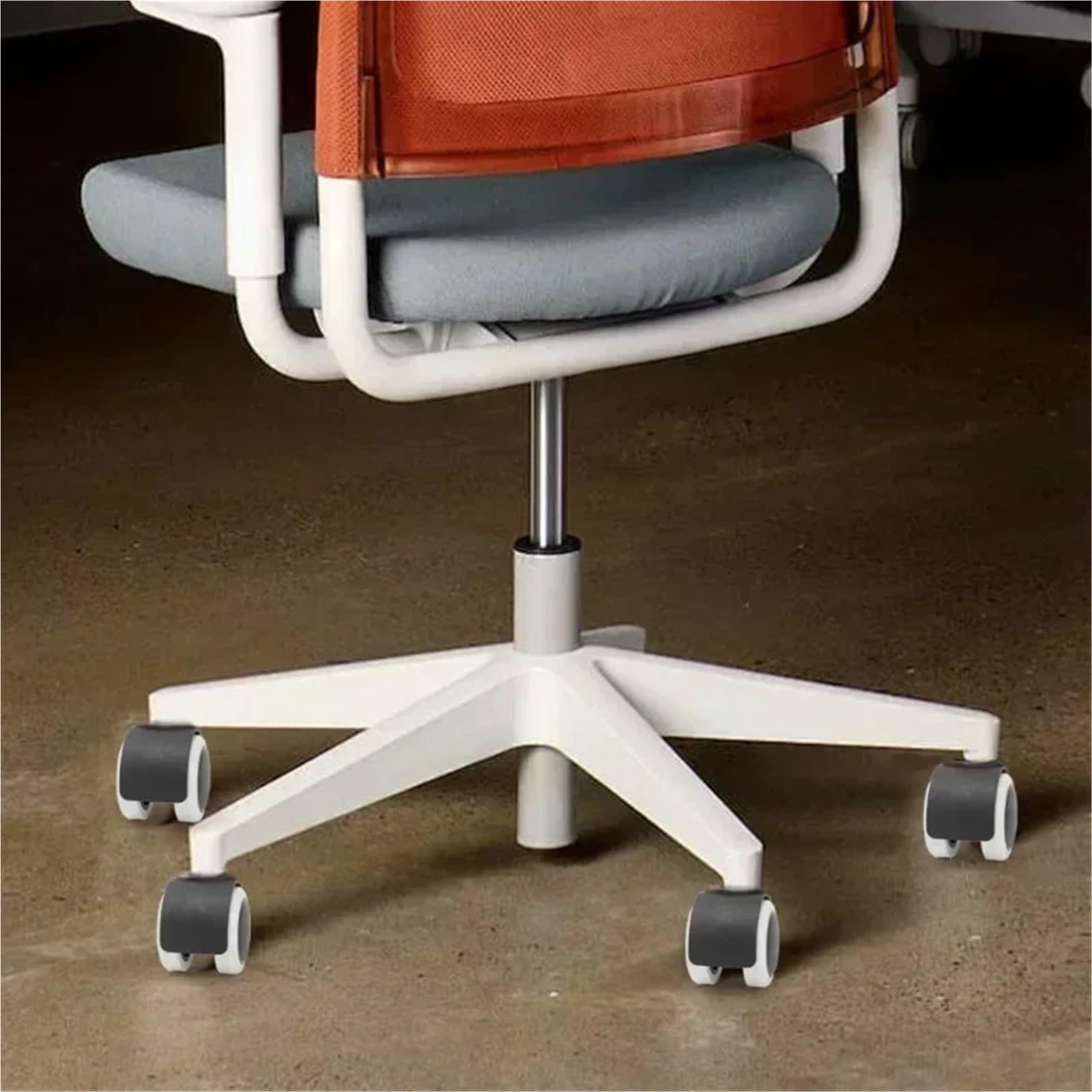 Ruote Sedia Ufficio Ruote di ricambio for sedie, morbide e silenziose, ruote da scrivania for lavoro, resistenti, sicure, for ufficio(5PCS)