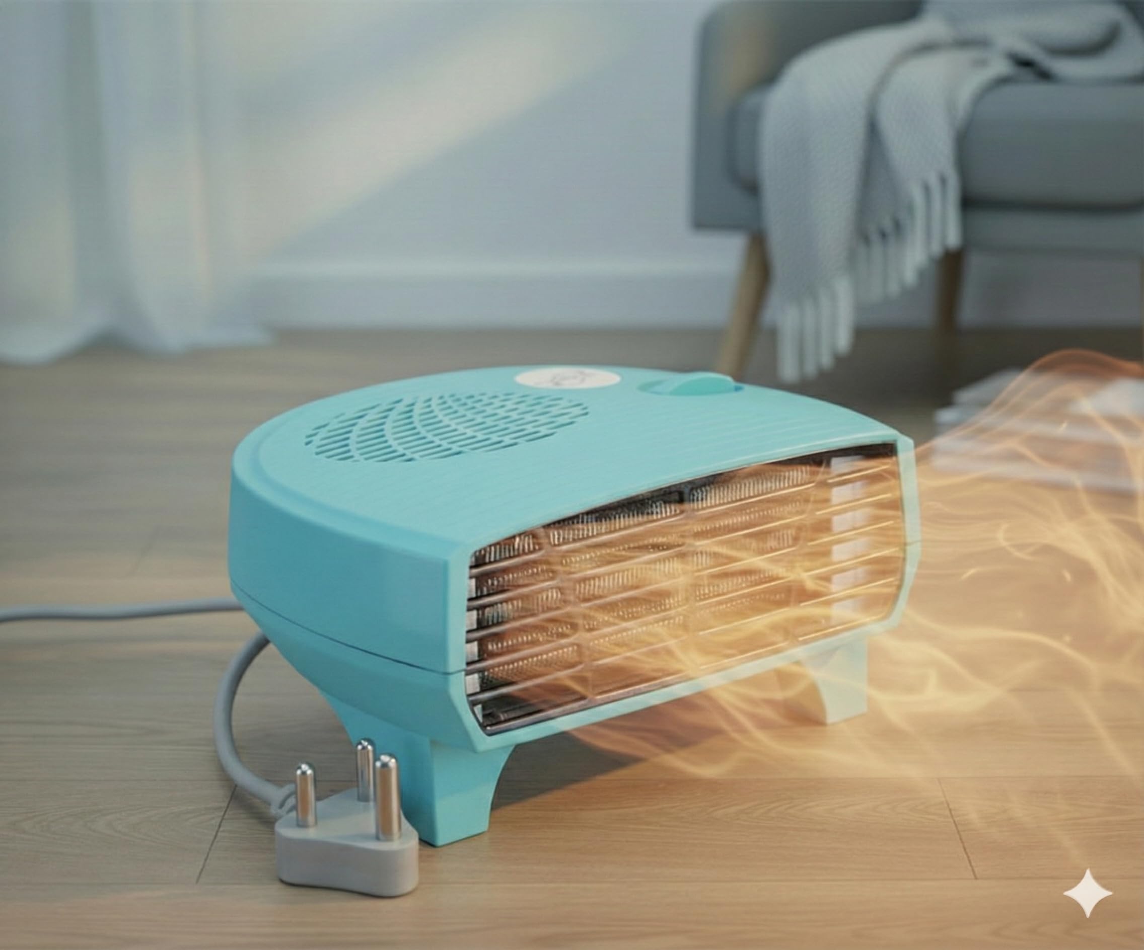 Airpol Fan Heater - Powerful Room Warmer -8