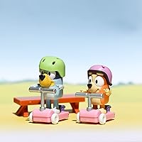 Vista 8 de Bluey Vehículo 2-Pack, 2.5-3" Bingo Figuras Articuladas - Scooter Time