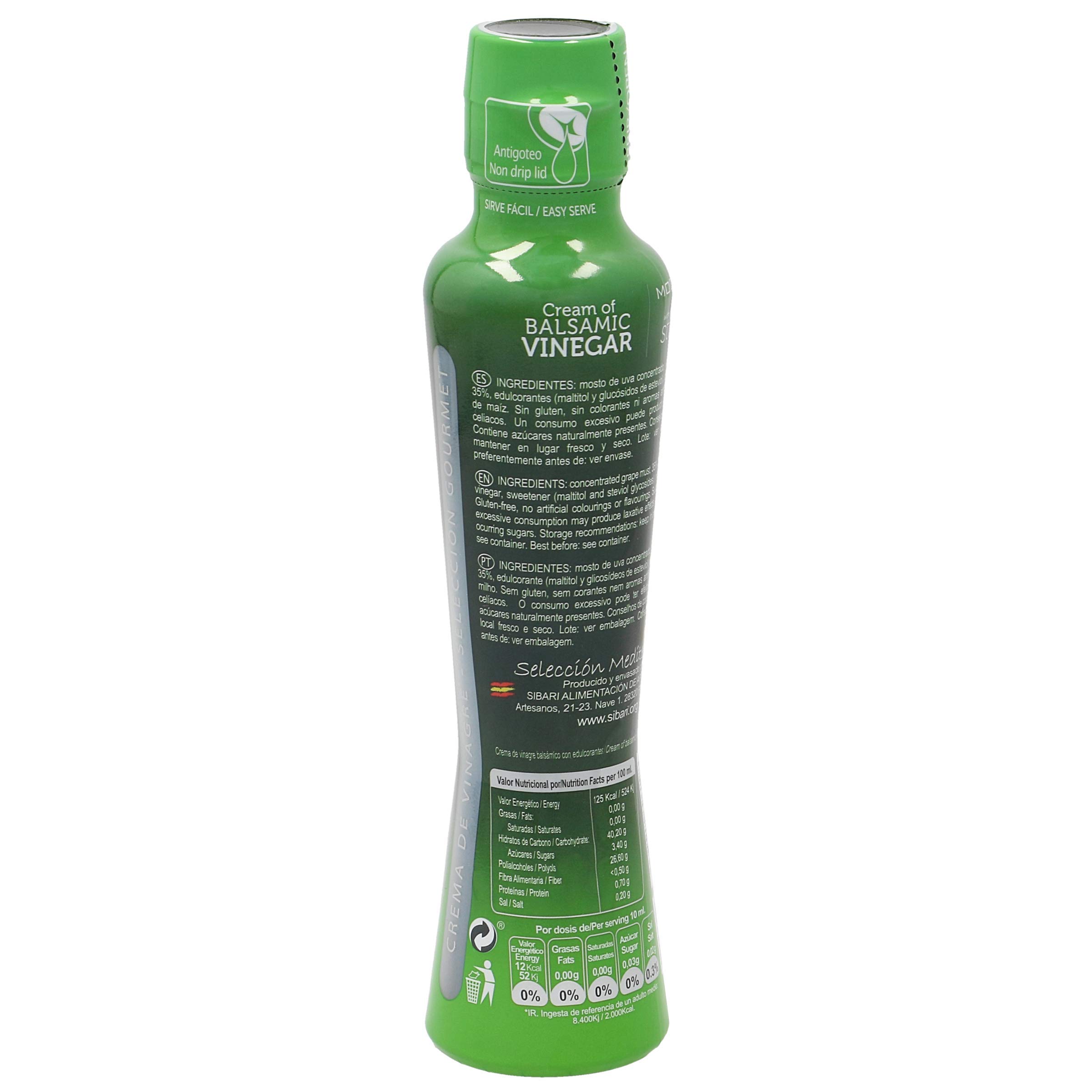 SIBARI crema de vinagre de Modena 0% M.G 225 gr