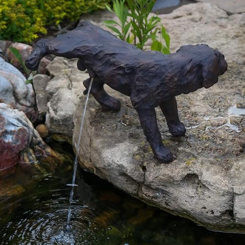 Miniatura 5 de Aquascape 78310 Naughty Dog Pond and Garden - Fuente de agua para jardín, color marrón