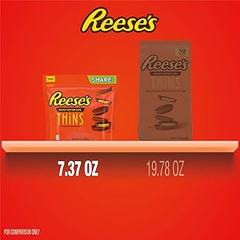 Amazon.com : REESE'S THiNS Milk Chocolate Peanut Butter Cups